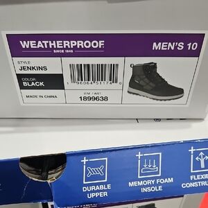 Weatherproof Jenkins Black Men's Boots